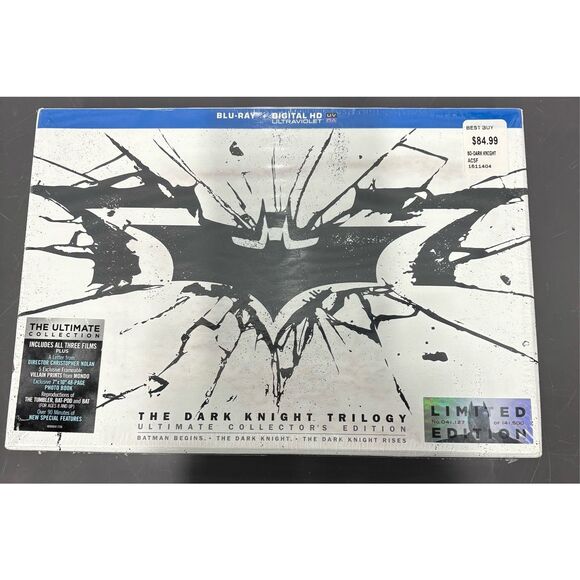 The Dark Knight Trilogy Ultimate Collectors Edition Blu-ray-NEW - Picture 1 of 6